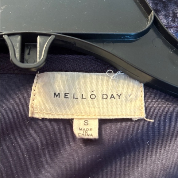 Velvet Long Sleeve Top in Deep Purple - Picture 3 of 5